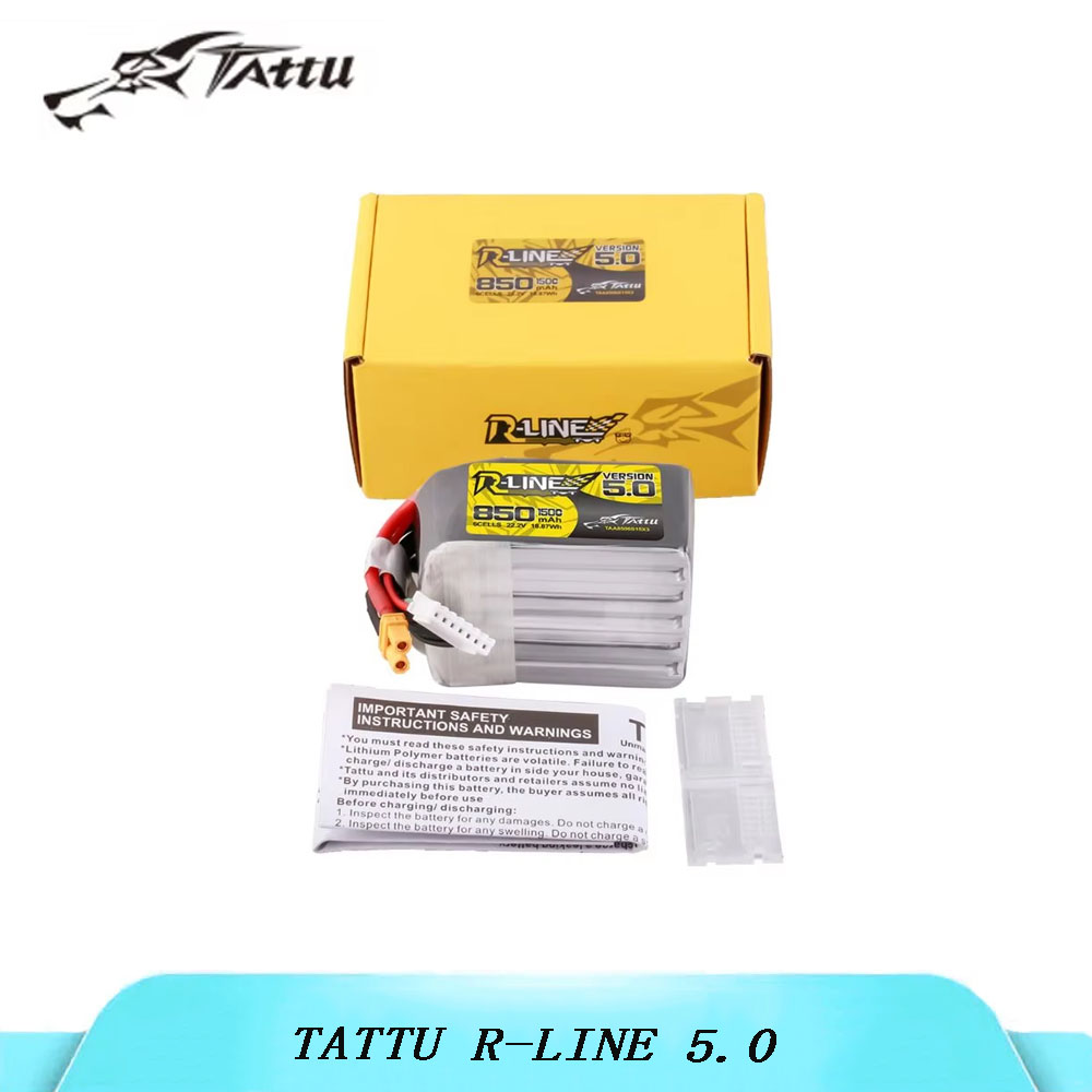 TATTU R-LINE 5.0 3S 4S 6S Lipo – обзор и цена Drone Battery 3S