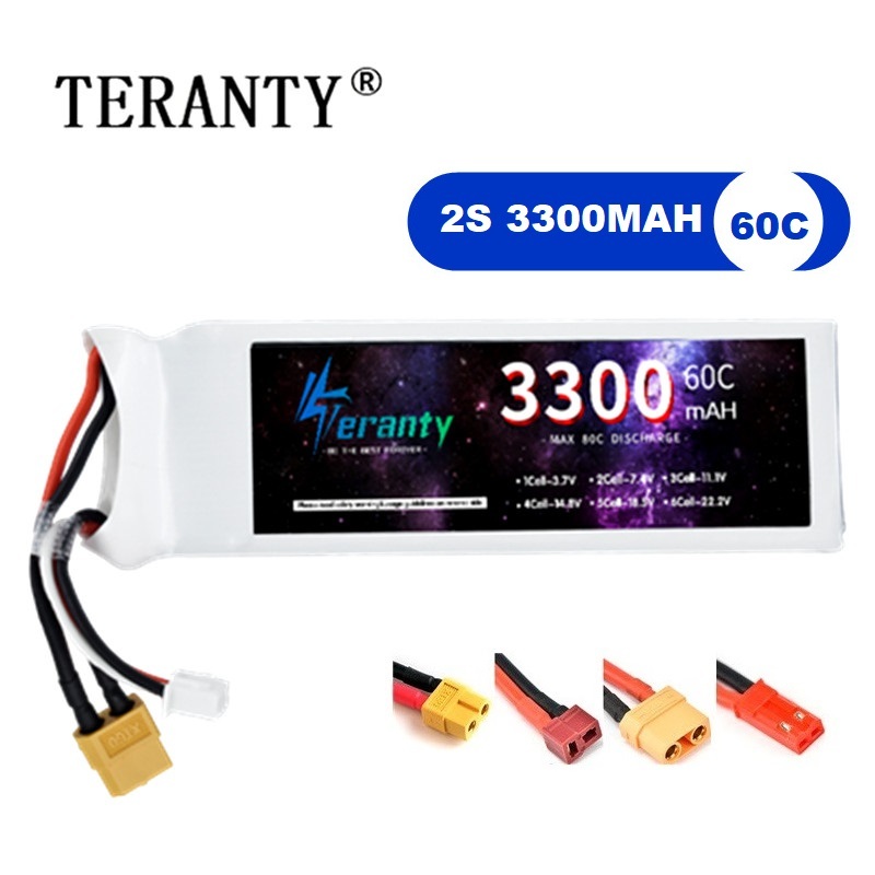 2S 7,4 В LiPo аккумулятор 3300 – обзор и цена Drone Battery 3S