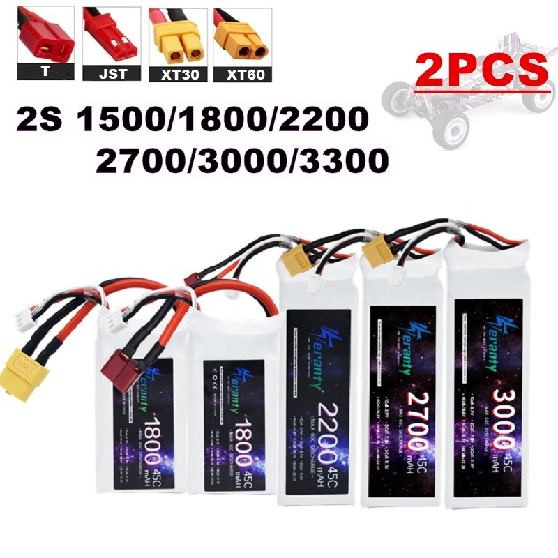 2 шт. 7,4 В Lipo 2S аккумулято – обзор и цена Drone Battery Lipo